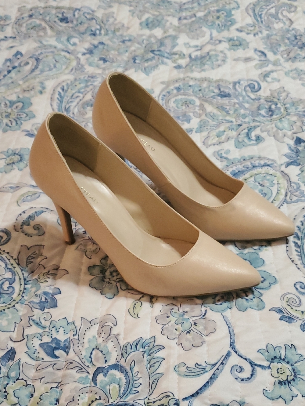 le chateau Nude Pointed Toe Stiletto Pumps